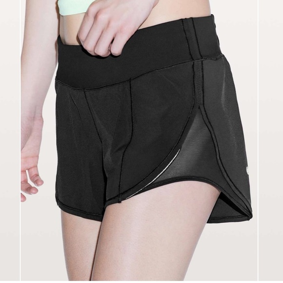 Lululemon Attack the Track Short | Size 4 | 4” inseam | Black - Picture 1 of 13